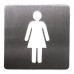 PICTOGRAMA HOMEM.MULHER INOX 80X80X1.5